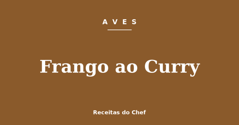 Frango ao Curry