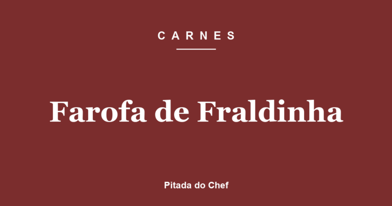 Farofa de Fraldinha