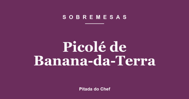 Picolé de Banana-da-Terra
