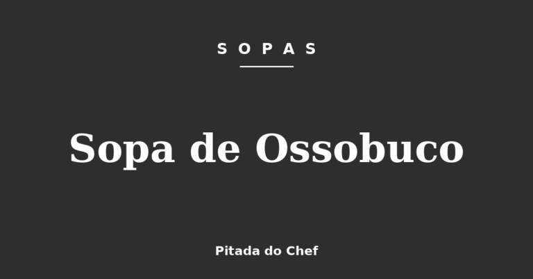 Sopa de Ossobuco