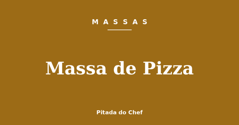 Massa de Pizza