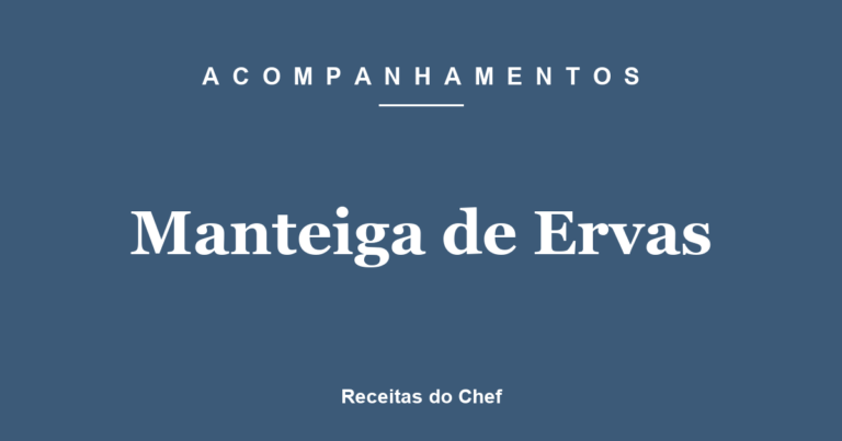 Manteiga de Ervas