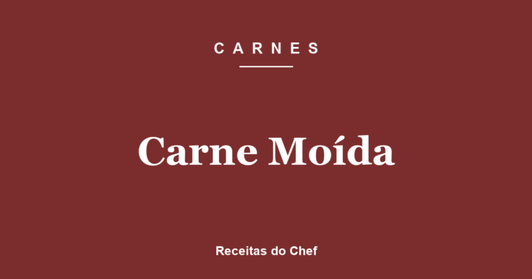 Carne Moída