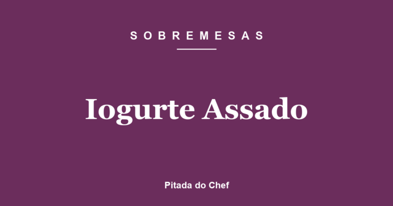 Iogurte Assado