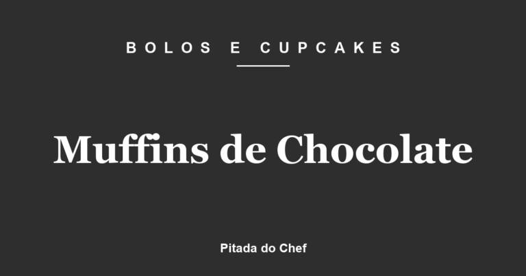 Muffins de Chocolate