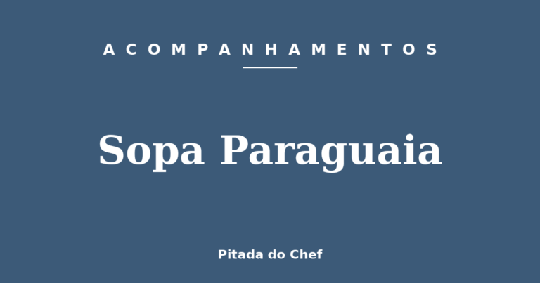 Sopa Paraguaia