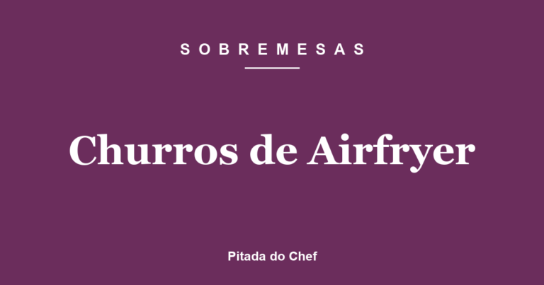 Churros de Airfryer