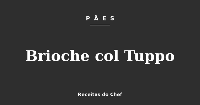 Brioche col Tuppo