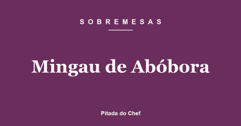 Mingau de Abóbora
