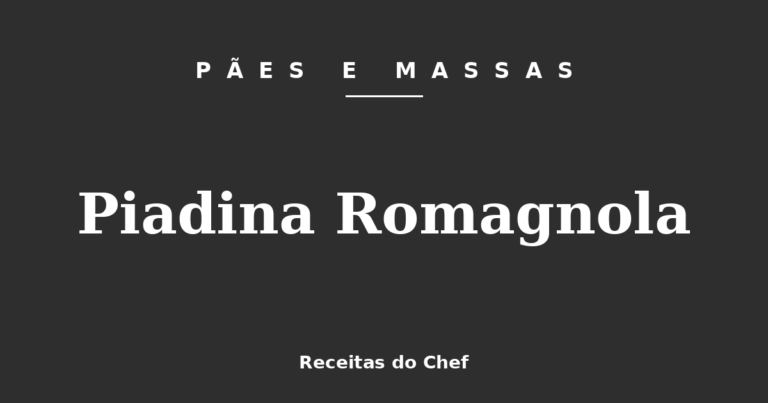 Piadina Romagnola