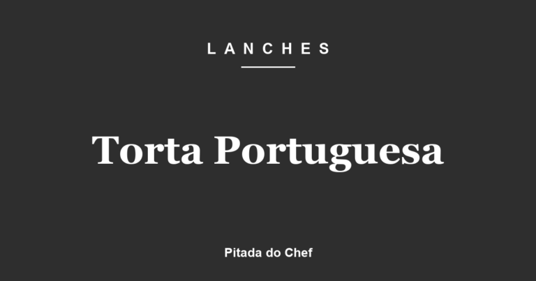 Torta Portuguesa