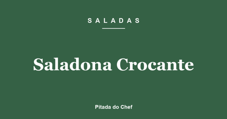 Saladona Crocante