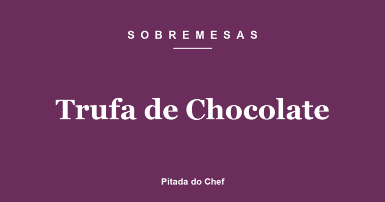 Trufa de Chocolate