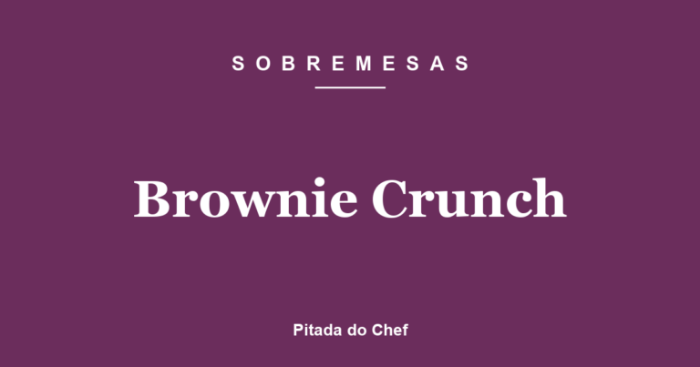 Brownie Crunch