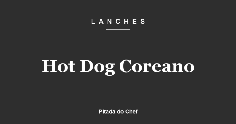 Hot Dog Coreano