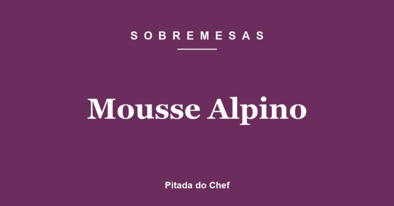 Mousse Alpino
