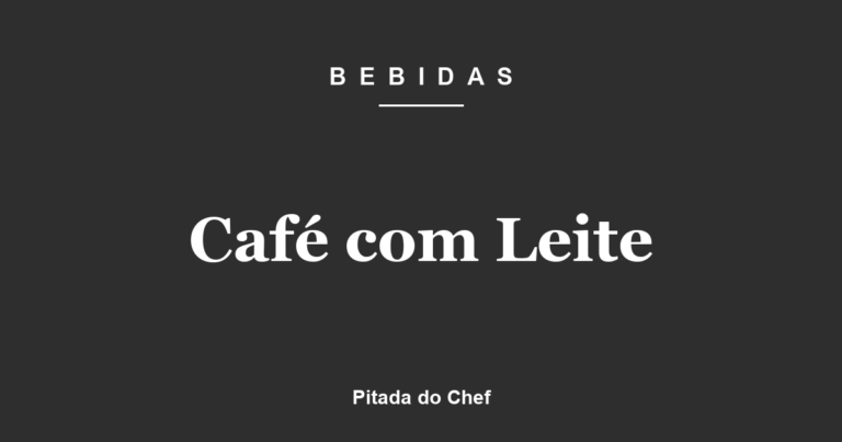 Café com Leite