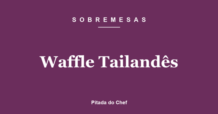 Waffle Tailandês