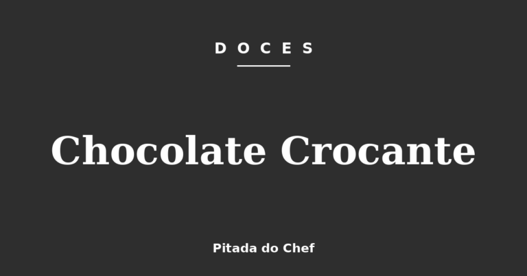Chocolate Crocante