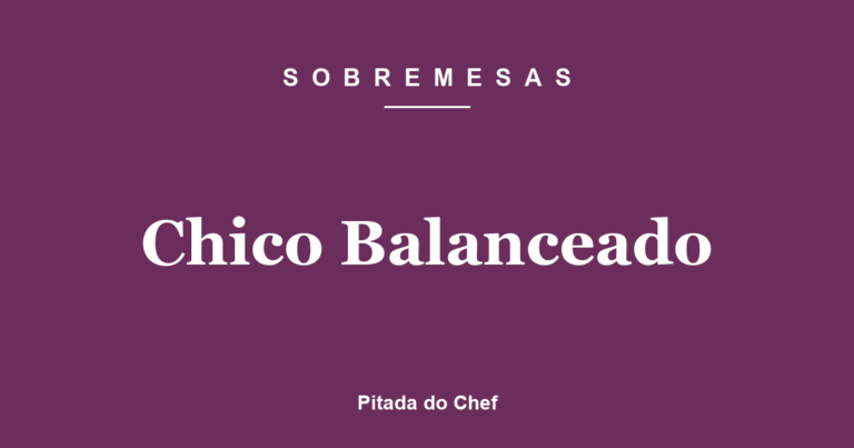 Chico Balanceado