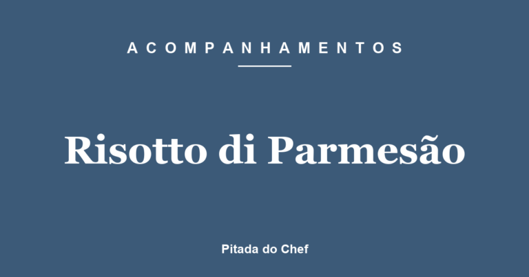 Risotto di Parmesão