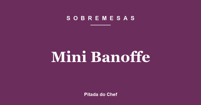 Mini Banoffe