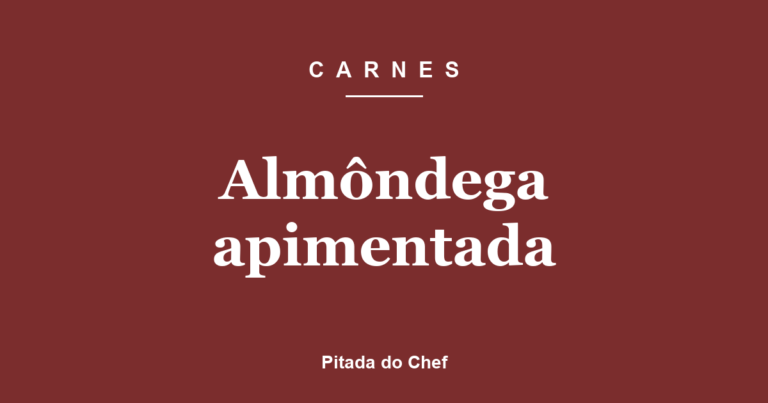 Almôndega apimentada