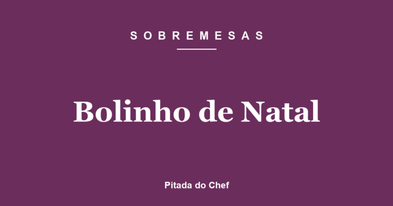 Bolinho de Natal
