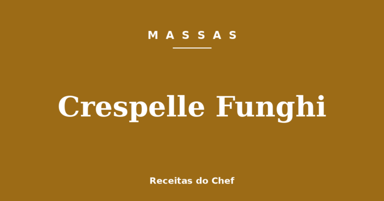 Crespelle Funghi