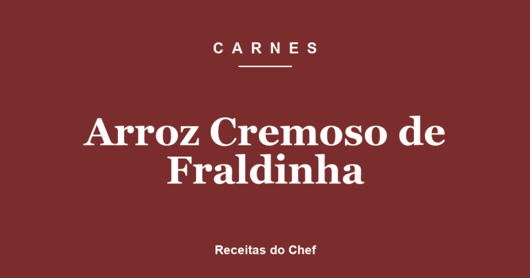 Arroz Cremoso de Fraldinha