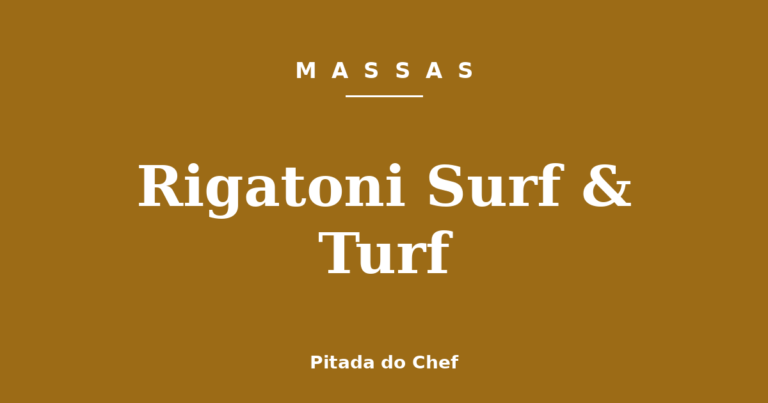 Rigatoni Surf & Turf
