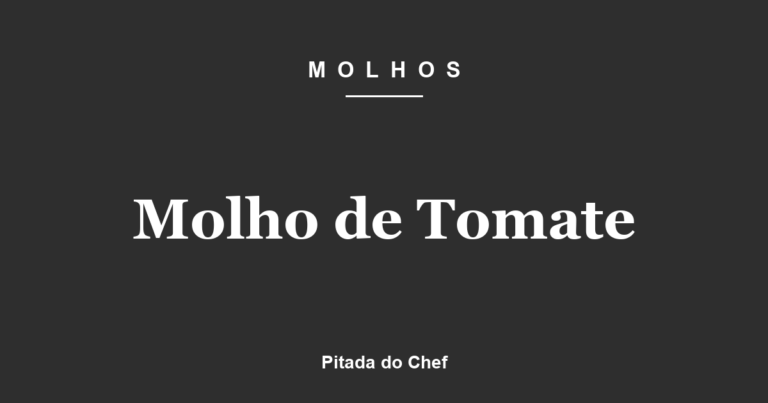 Molho de Tomate