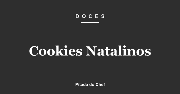Cookies Natalinos
