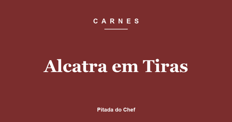 Alcatra em Tiras