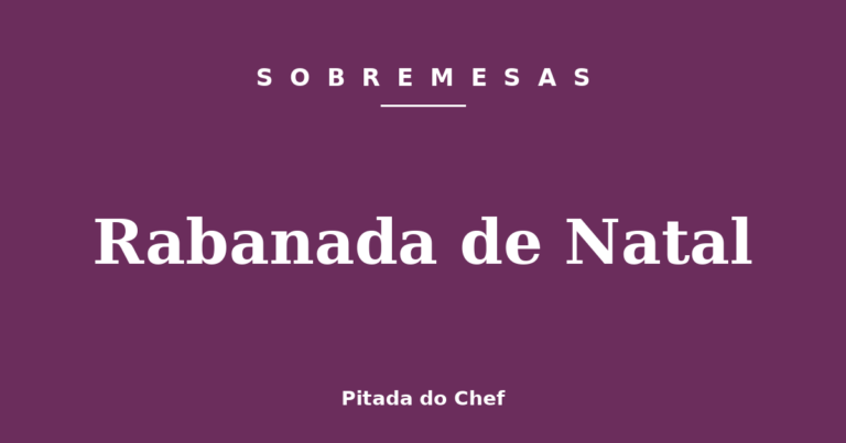 Rabanada de Natal
