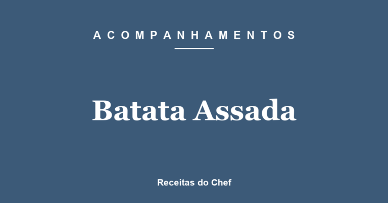 Batata Assada