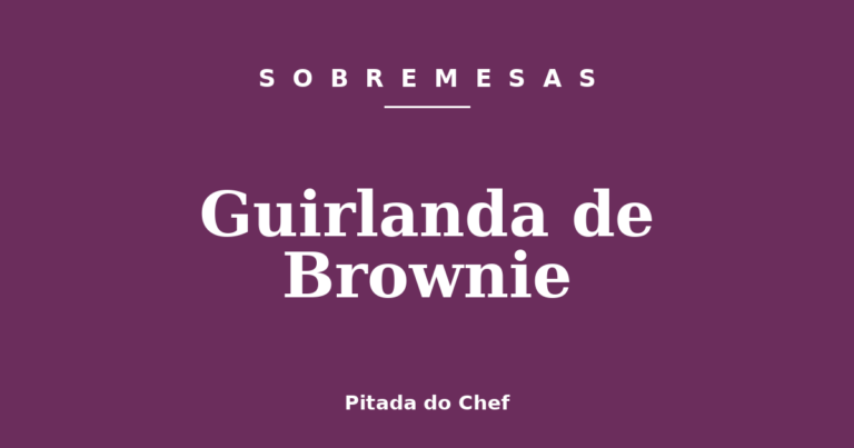 Guirlanda de Brownie