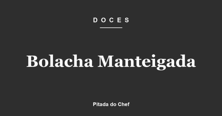 Bolacha Manteigada