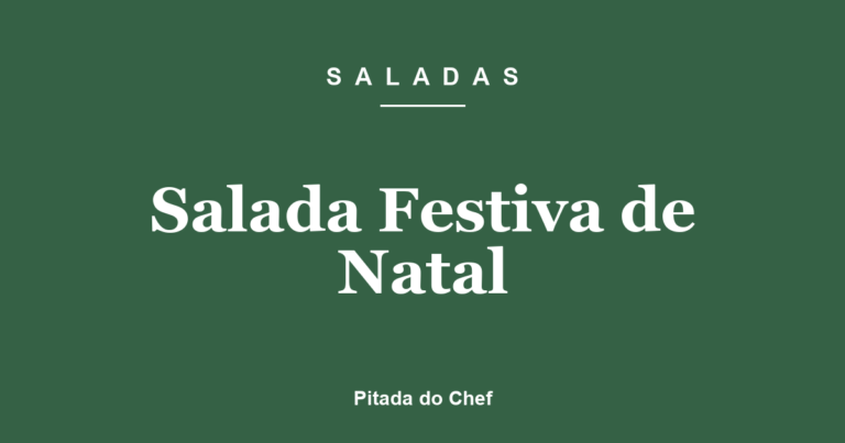 Salada Festiva de Natal