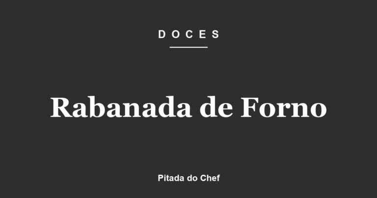 Rabanada de Forno