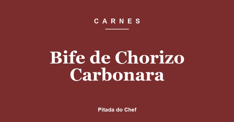 Bife de Chorizo Carbonara