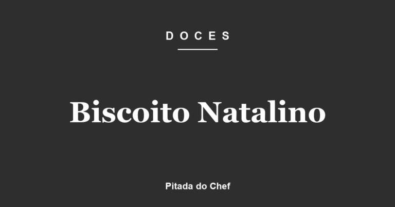 Biscoito Natalino