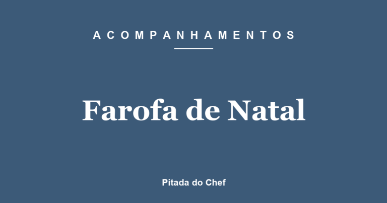 Farofa de Natal