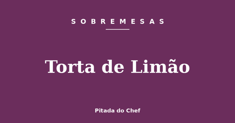 Torta de Limão