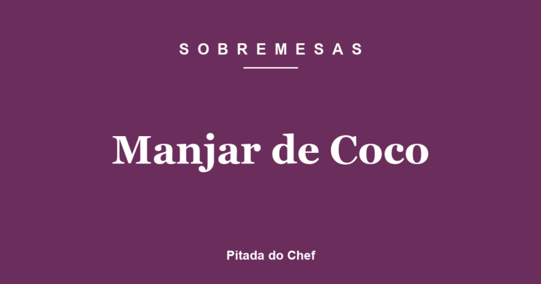 Manjar de Coco