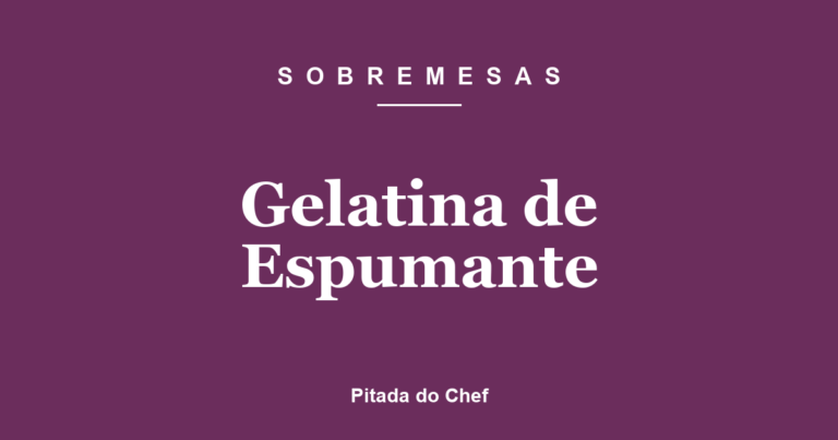 Gelatina de Espumante