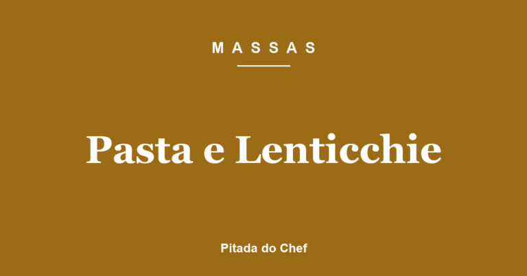 Pasta e Lenticchie