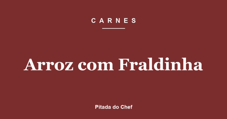 Arroz com Fraldinha