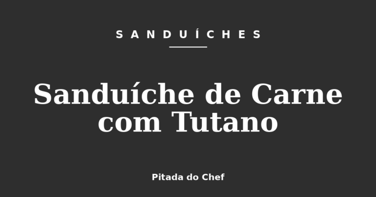 Sanduíche de Carne com Tutano