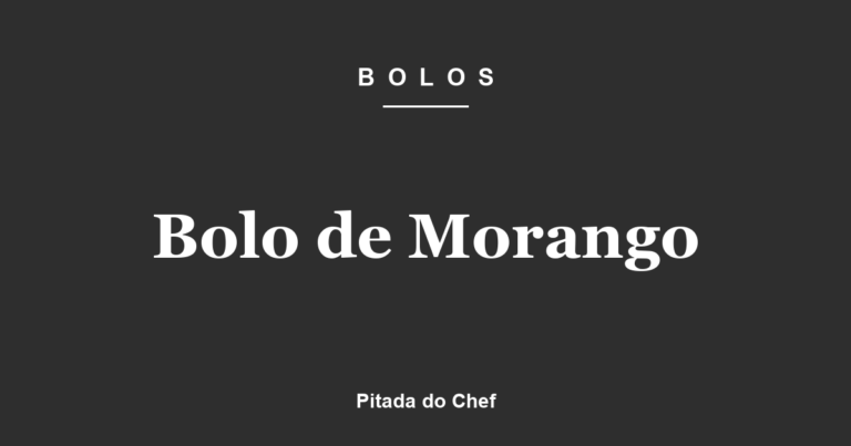 Bolo de Morango